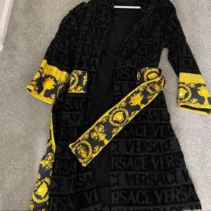 Men’s Black Versace Robe